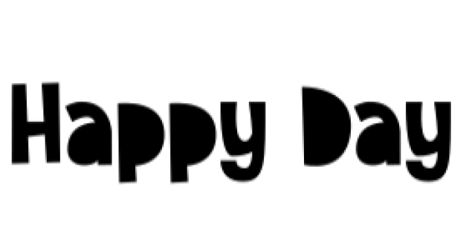Happy Day Font Preview