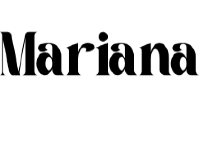 Mariana Font Preview
