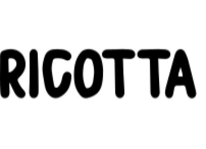 Ricotta Font Preview