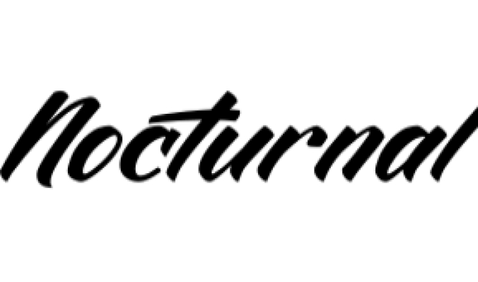Nocturnal Font Preview