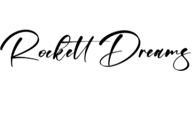 Rockett Dreams Font Preview