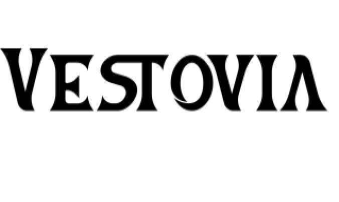 Vestovia Font Preview