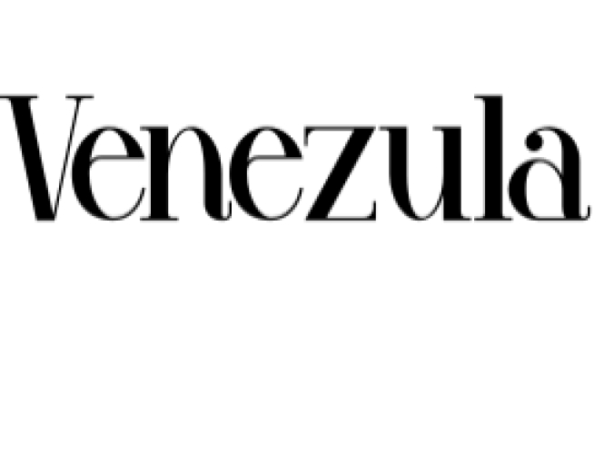 Venezula Font Preview