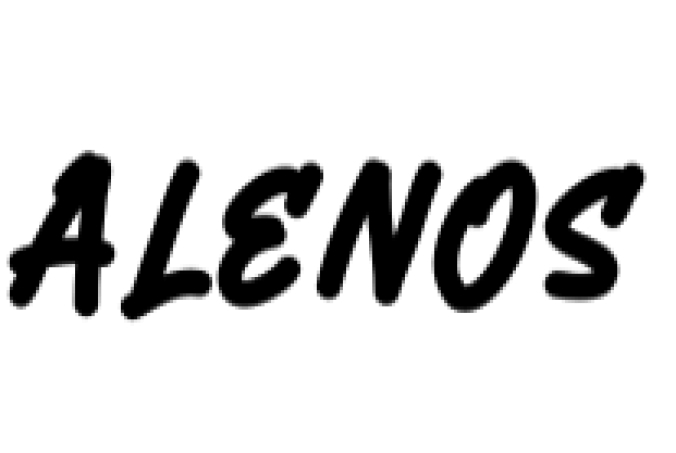 Alenos Font Preview