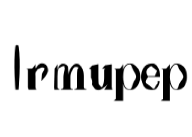 Irmupep Font Preview