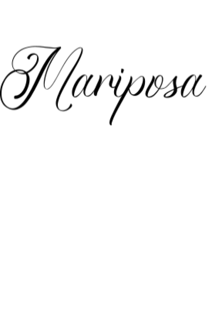 Mariposa Font Preview