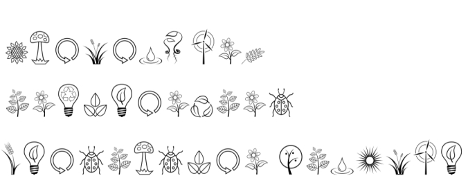 Ecology and Environment Protection Font Preview