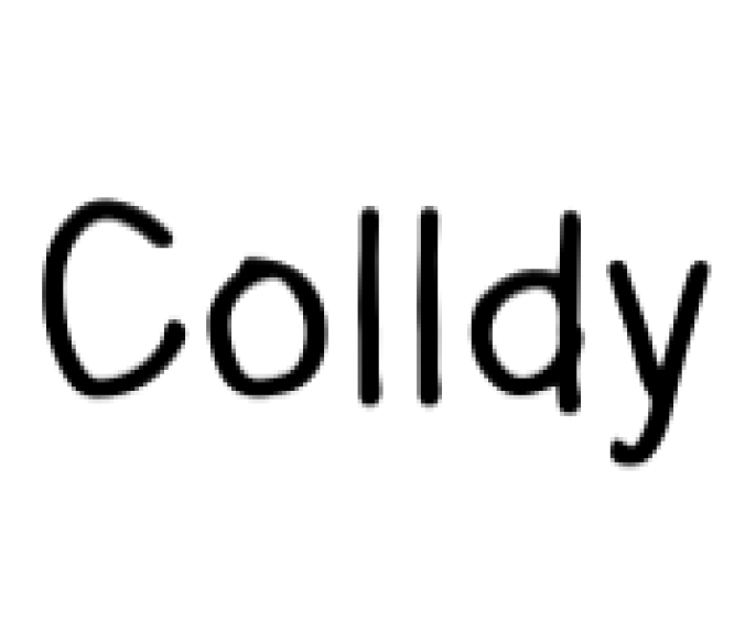 Colldy Font Preview