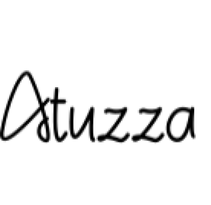 Atuzza Font Preview