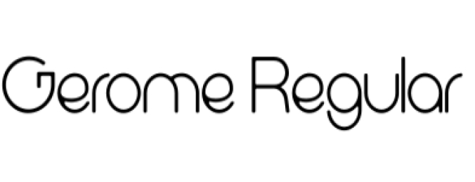 Gerome Font Preview