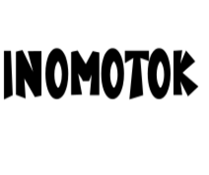 Inomotok Font Preview