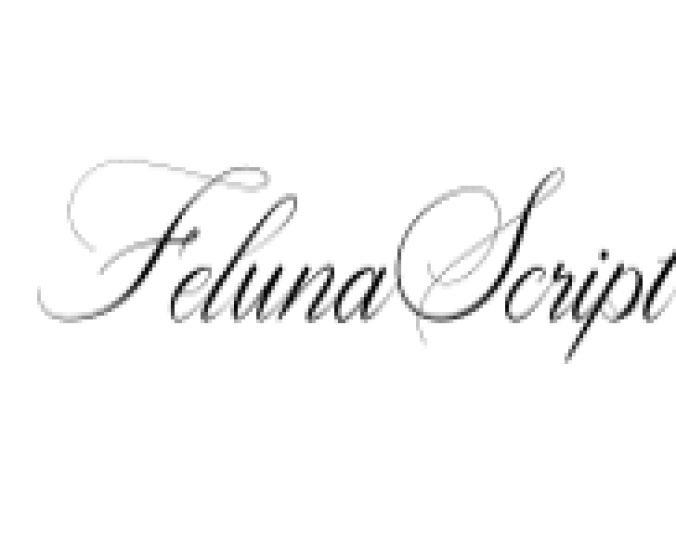 Feluna Script Font Preview