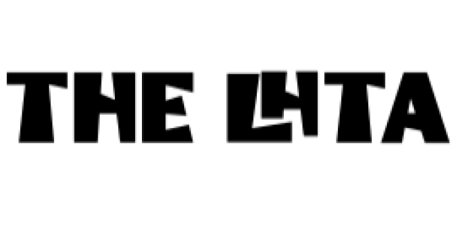 The Lhta Font Preview