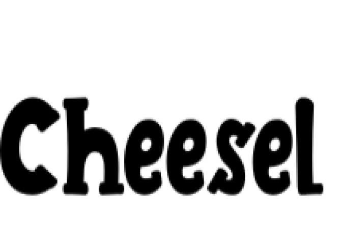 Cheesel Font Preview