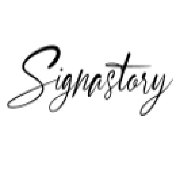 Signastory Font Preview