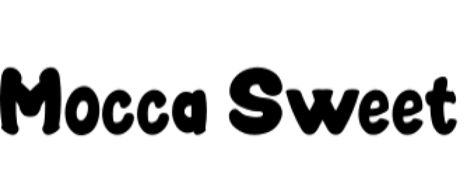 Mocca Sweet Font Preview
