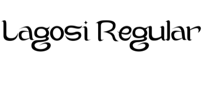 Lagosi Font Preview