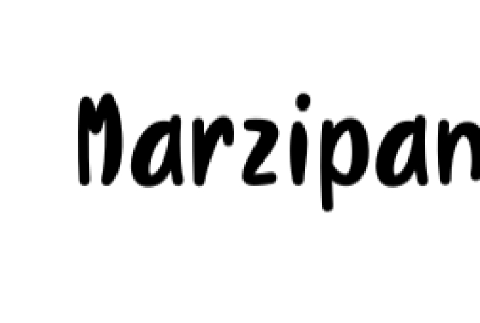 Marzipan Font Preview