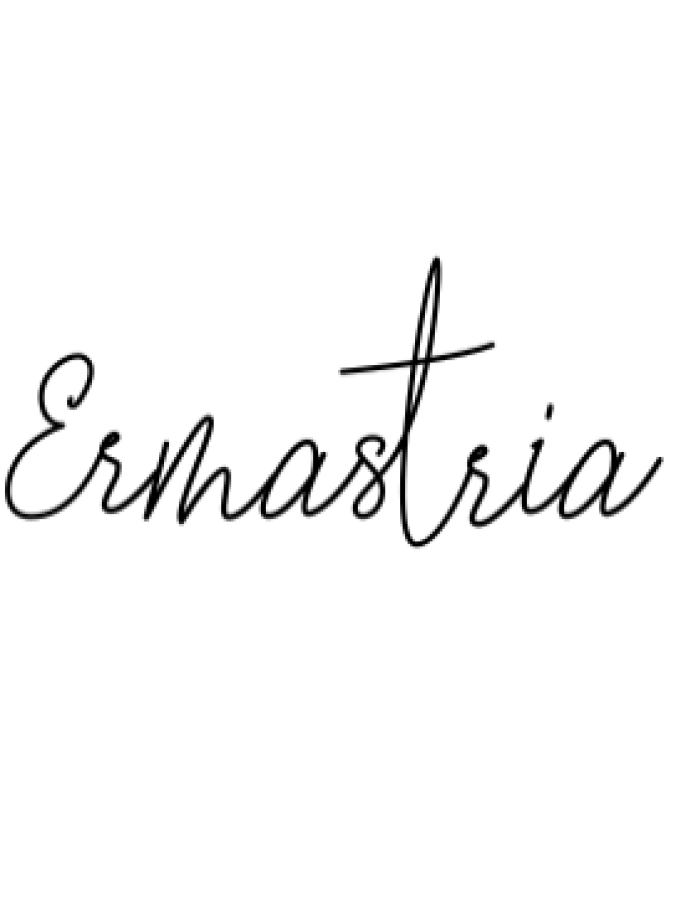 Ermastria Font Preview