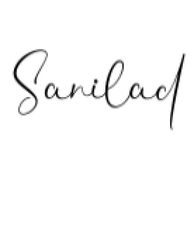 Sanilad Font Preview