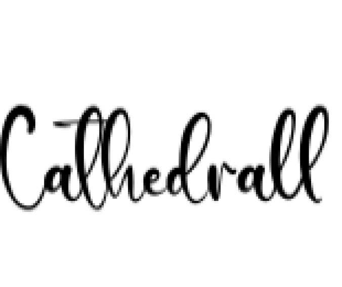 Cathedrall Font Preview