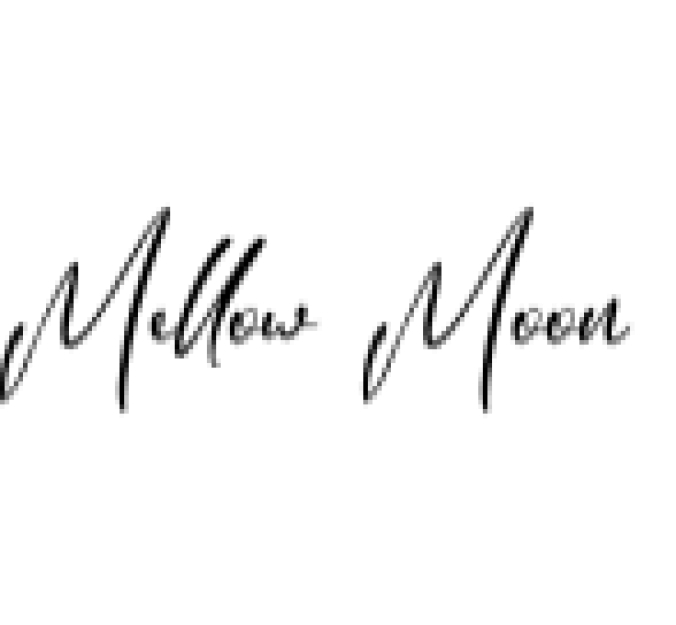 Mellow Moon Font Preview