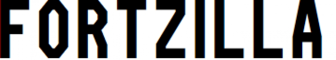 Fortzilla Font Preview