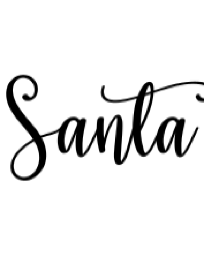 Santa Font Preview