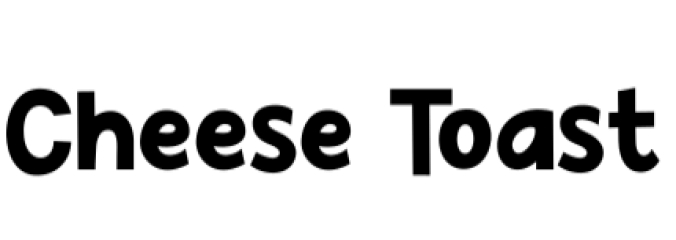 Cheese Toast Font Preview
