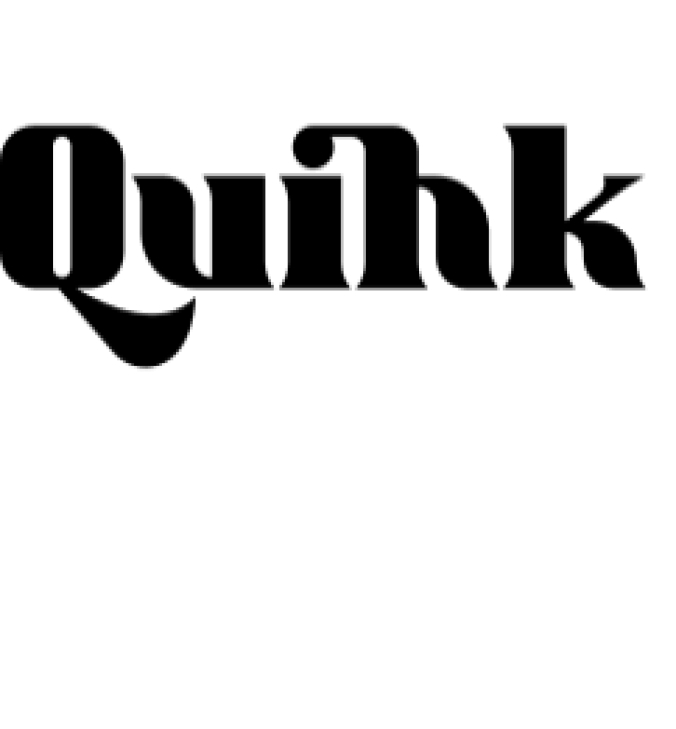Quihk Font Preview