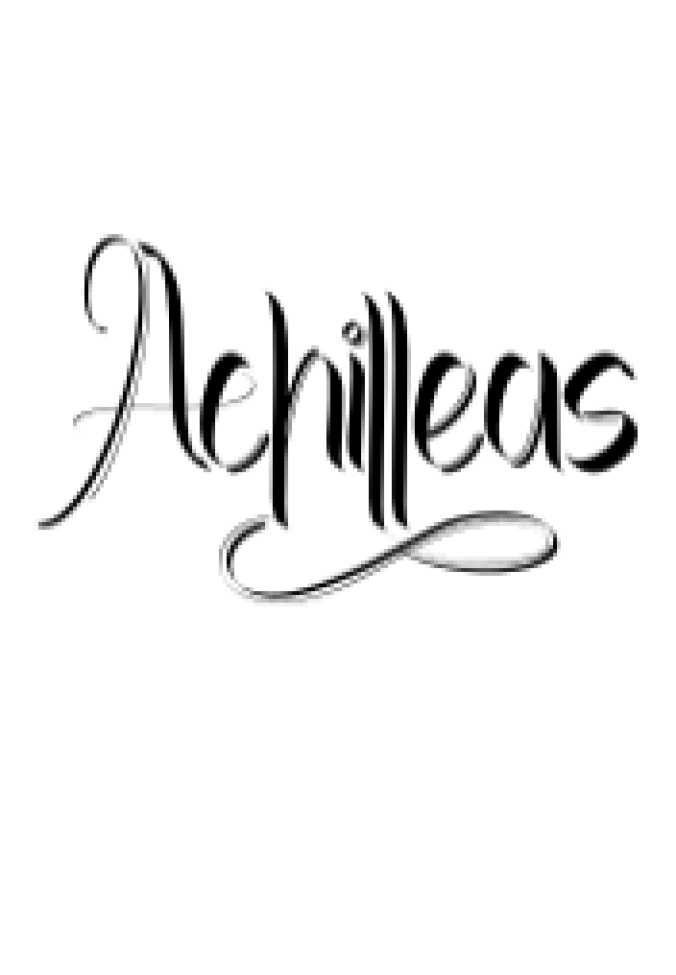 Achilleas Font Preview
