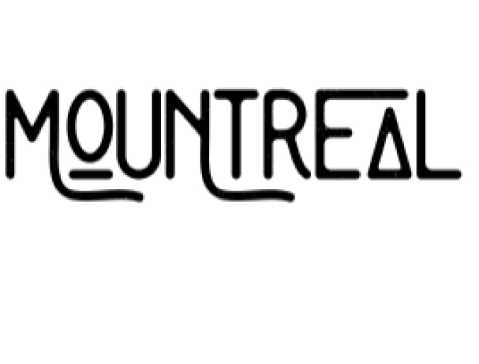 Mountreal Font Preview