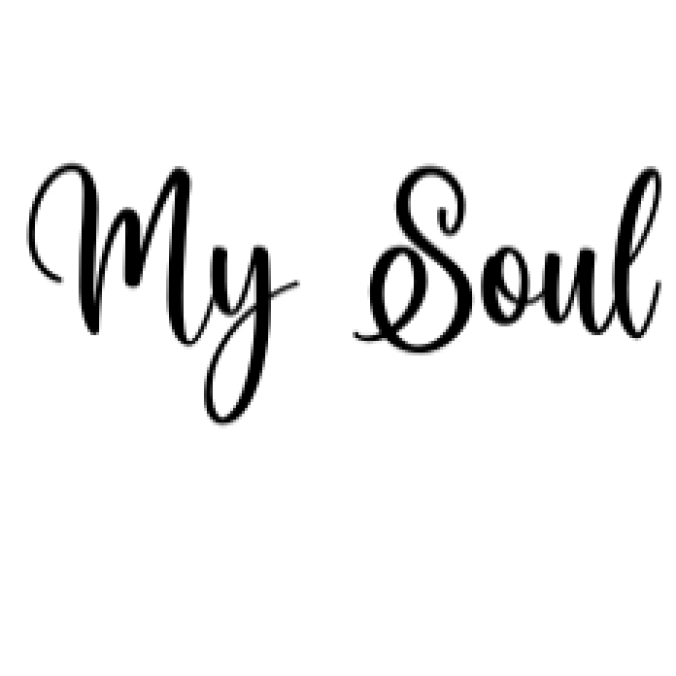 My Soul Font Preview