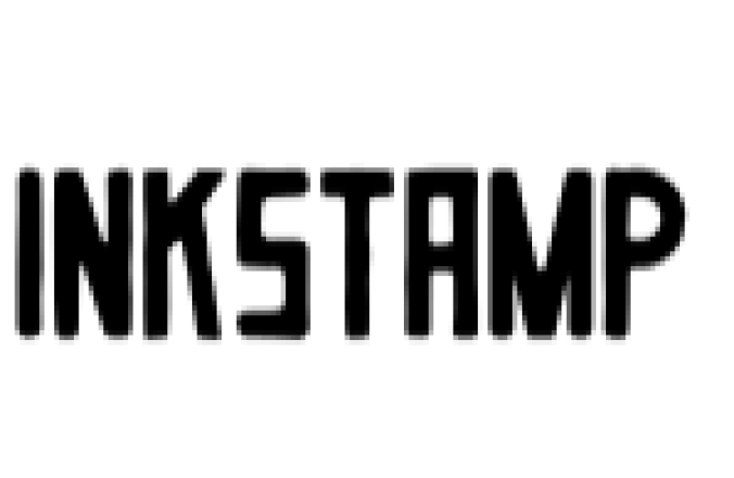 Inkstamp Font Preview