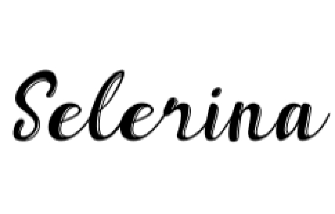 Selerina Font Preview