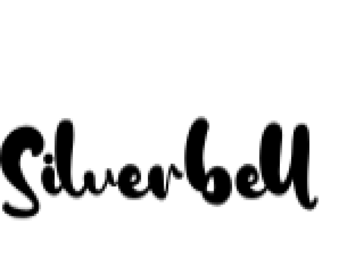 Silverbell Font Preview