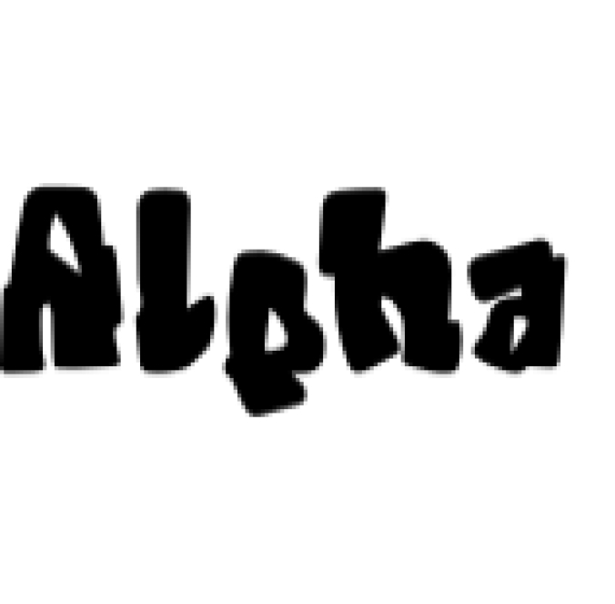 Alpha Font Preview