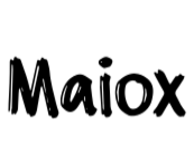 Maiox Font Preview