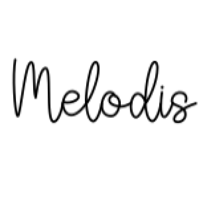 Melodis Font Preview