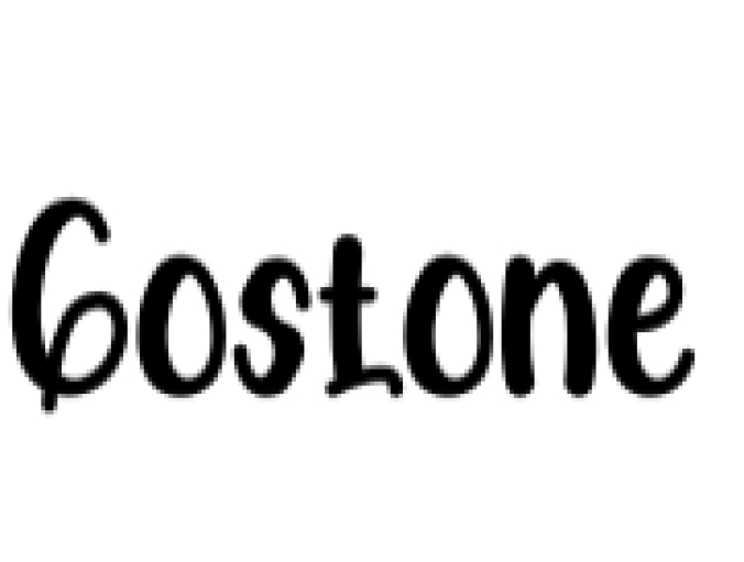 Gostone Font Preview