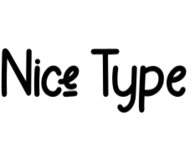 Nice Type Font Preview