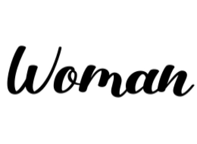 Woman Font Preview