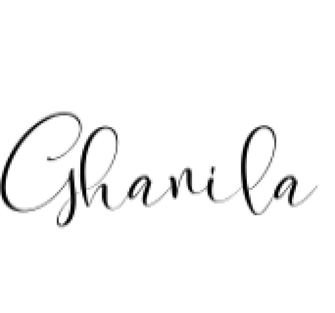 Ghanila Font Preview