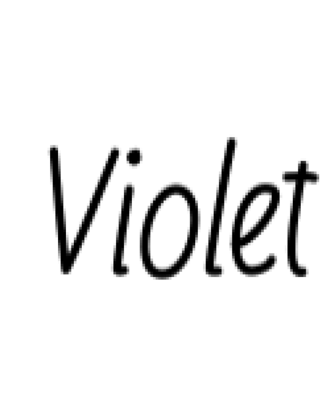 Violet Font Preview