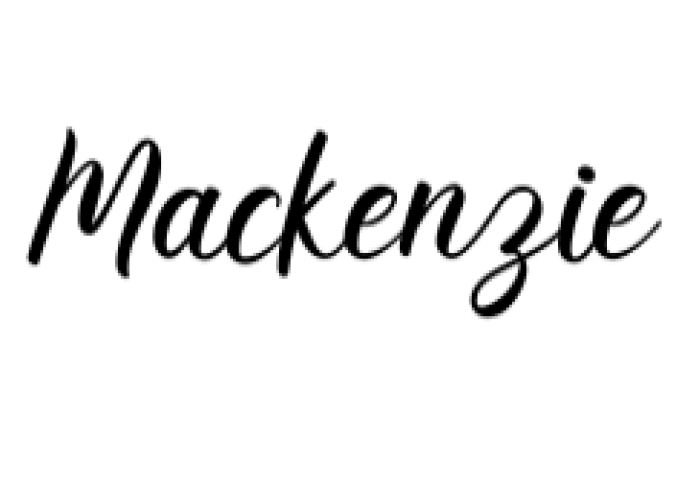 Mackenzie Font Preview