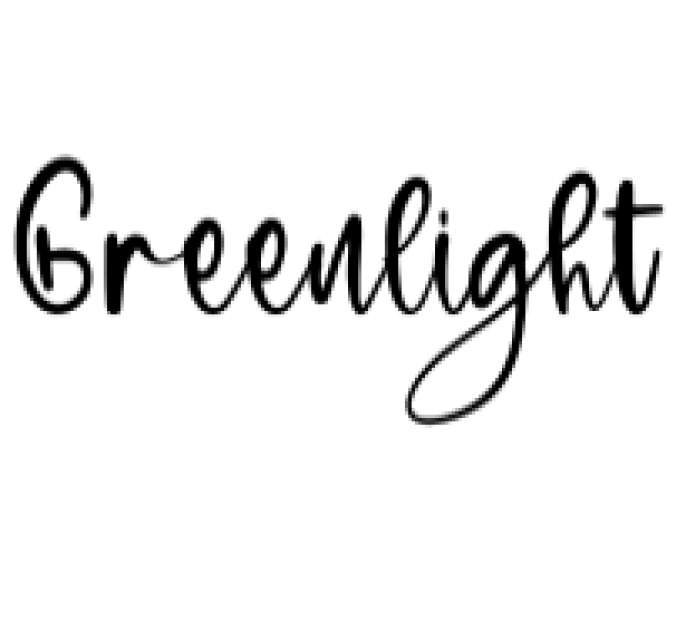 Greenlight Font Preview