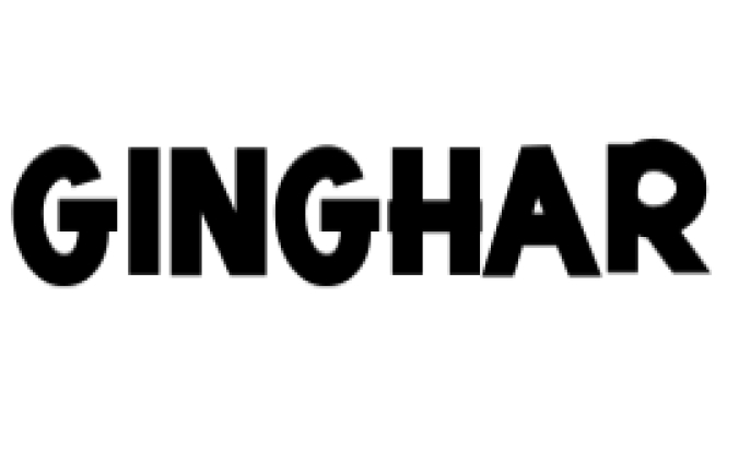 Ginghar Font Preview