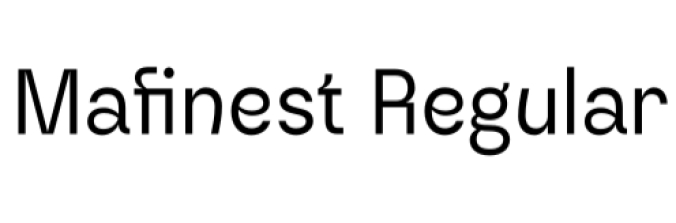 Mafinest Font Preview