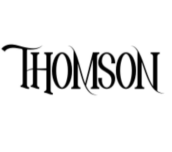 Thomson Font Preview