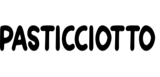 Pasticciotto Font Preview